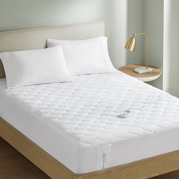 Serta Cotton Rich Heated Mattress Pad Serta