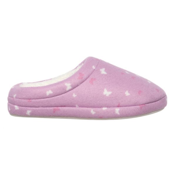 Girls Cuddl Duds® Allover Print Fleece Clog Slippers Cuddl Duds