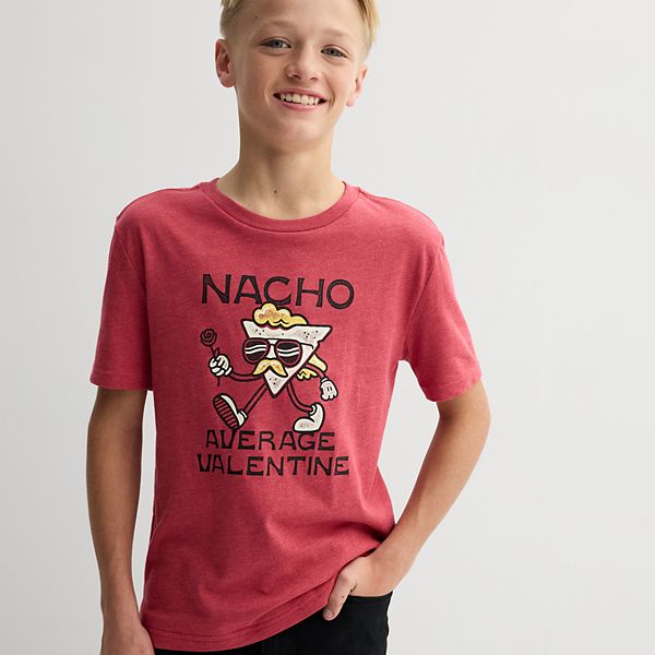 Boys 8-20 Sonoma Goods For Life® Nacho Average Valentine Graphic Tee in Regular and Husky Sonoma