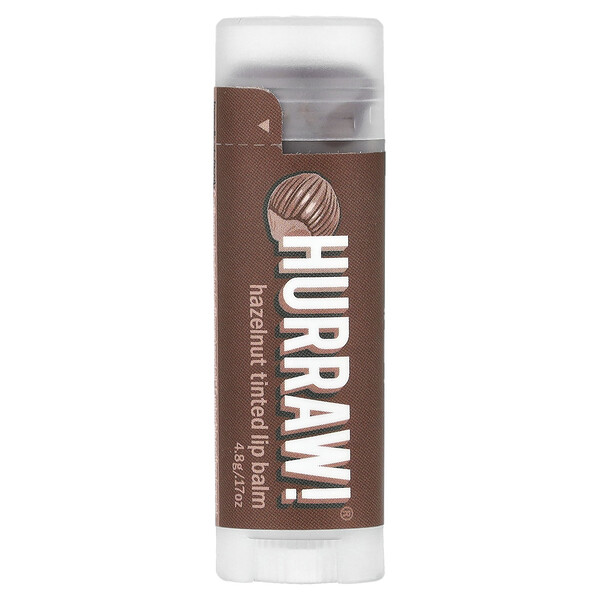 Tinted Lip Balm, Hazelnut, 0.17 oz (4.8 g) Hurraw! Balm