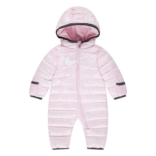 Newborn Baby Girls Nike Water Resistant Swoosh Snowsuit Nike