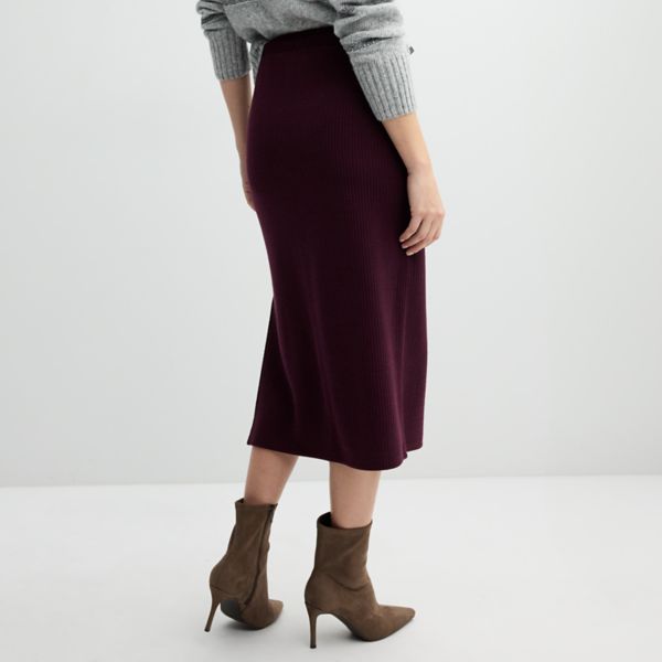 Women's Sonoma Goods For Life® Knit Midi Skirt Sonoma