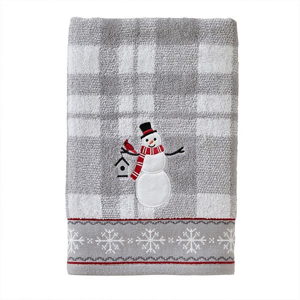 Skl Home By Saturday Knight Ltd Whistler Snowman Bath Towel Saturday Knight