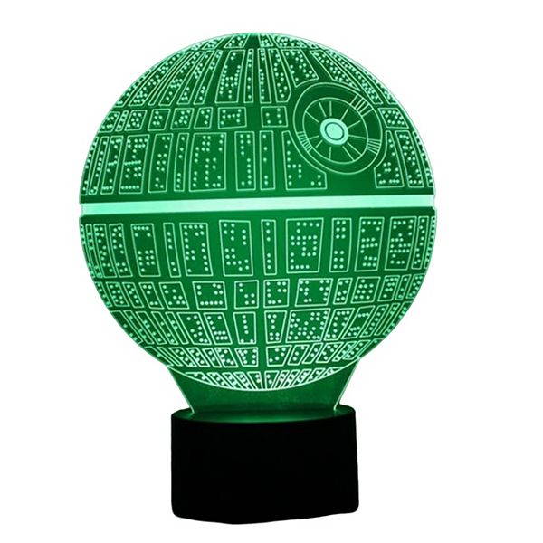 3d Light Star Wars Death Star Night Light Designs