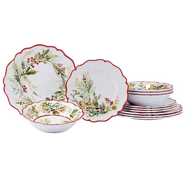 Certified International Christmas Gatherings 12-pc. Dinnerware Set Certified International