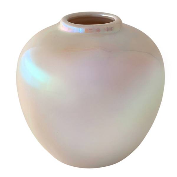 Everyday Decor Iridescent Glaze Small Vase Everyday Decor