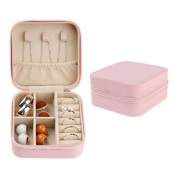 Travel Jewelry Box Jewelry Organizer Case Storage Display Holder For Women And Girls Gifts Unique Bargains