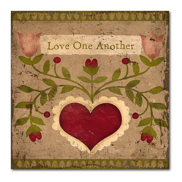 COURTSIDE MARKET Love One Another Gallery Canvas Wall Art Courtside Market