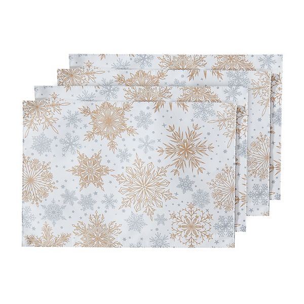 Avanti Snowflakes 4-pc. Placemat Set Avanti