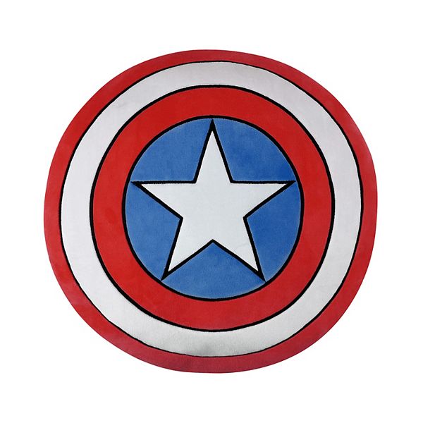 The Big One® Marvel Captain America Shield Red Plushable Pillow The Big One