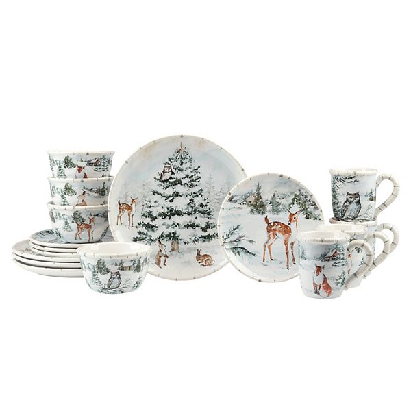 Certified International Winters Frost 16-pc. Dinnerware Set Certified International