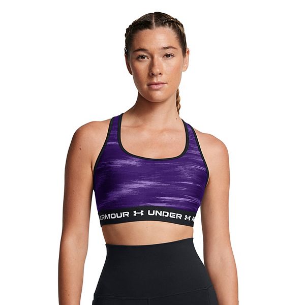 Women's Under Armour Under Crossback Mid-Impact Printed Bra Under Armour