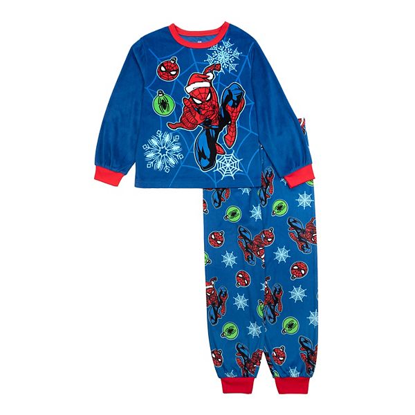 Boys 6-12 Spider-Man Holiday 2-Piece Pajama Set Licensed Character