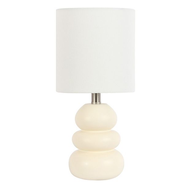 Three Ball Natural Accent Table Lamp Unbranded