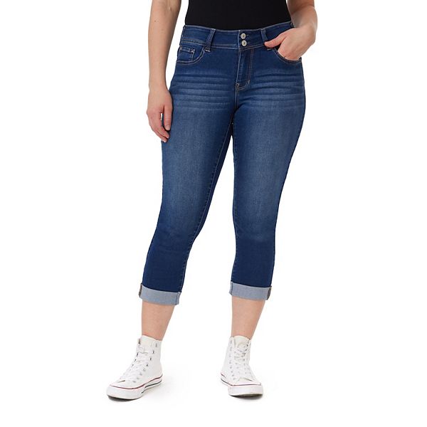 Juniors' WallFlower Insta Soft Ultra Midrise Crop Denim Pants WallFlower