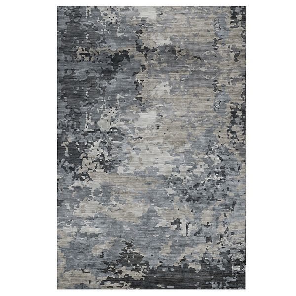 Gertmenian Crystal Print Kaori Modern Abstract Runner or Area Rug Gertmenian