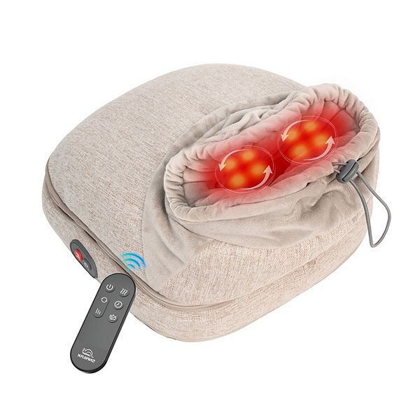 Snailax Foot Massager With Heat For Foot Pain, Foot Warmer With 2vibrating Motors 3 Stress Modes Snailax