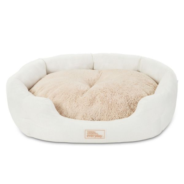 Town & Country Everyday CuddleTown Faux Linen Comfy Cozy Cuddler Pet Bed Town & Country