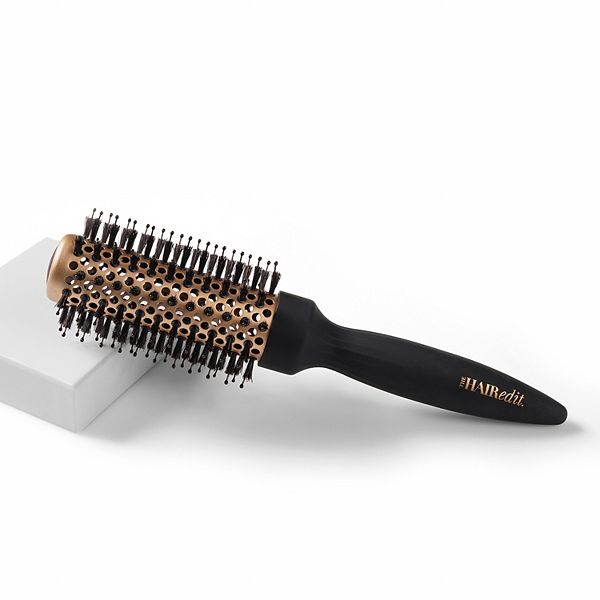 The Hair Edit Blowdry & Shine Boar & Nylon Bristle Vented Round Brush The Hair Edit