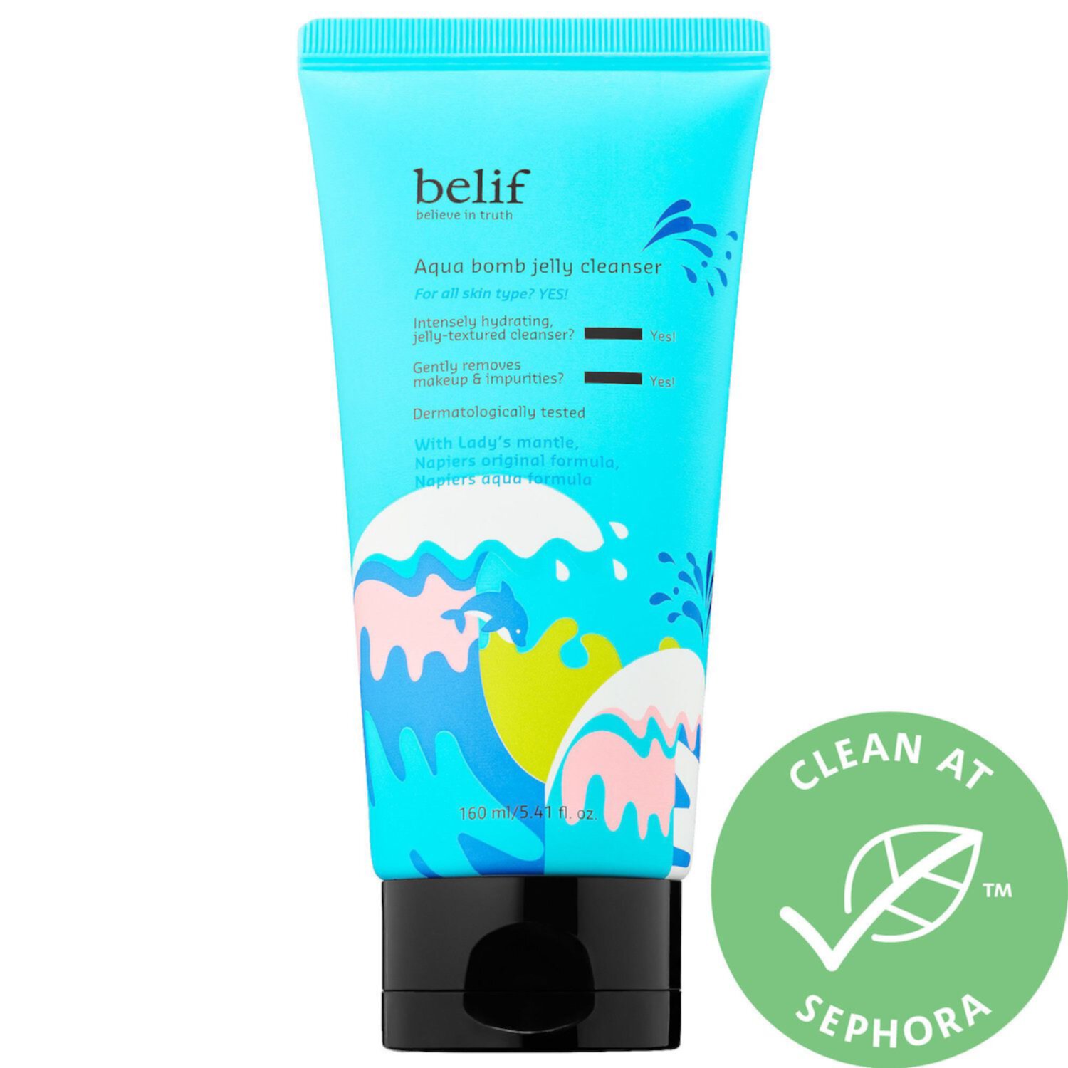 belif Aqua Bomb Hydrating Jelly Cleanser Belif