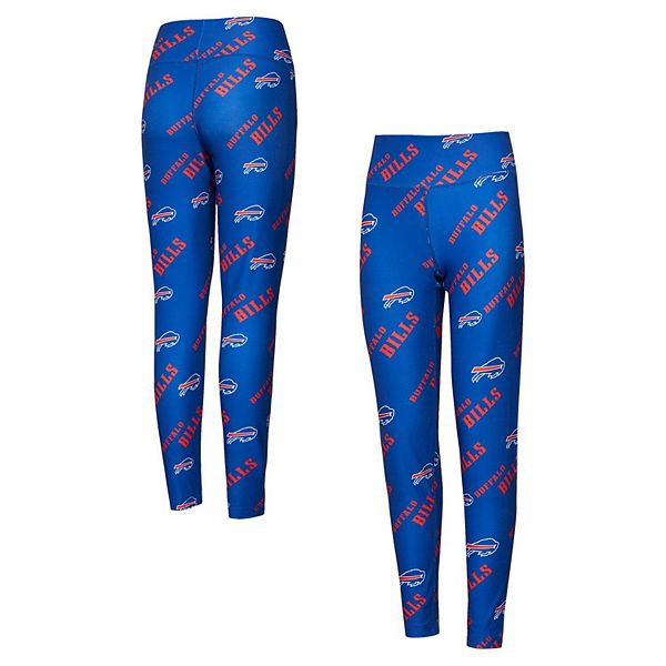 Women's Concepts Sport Royal Buffalo Bills Breakthrough Allover Print Knit Leggings Unbranded