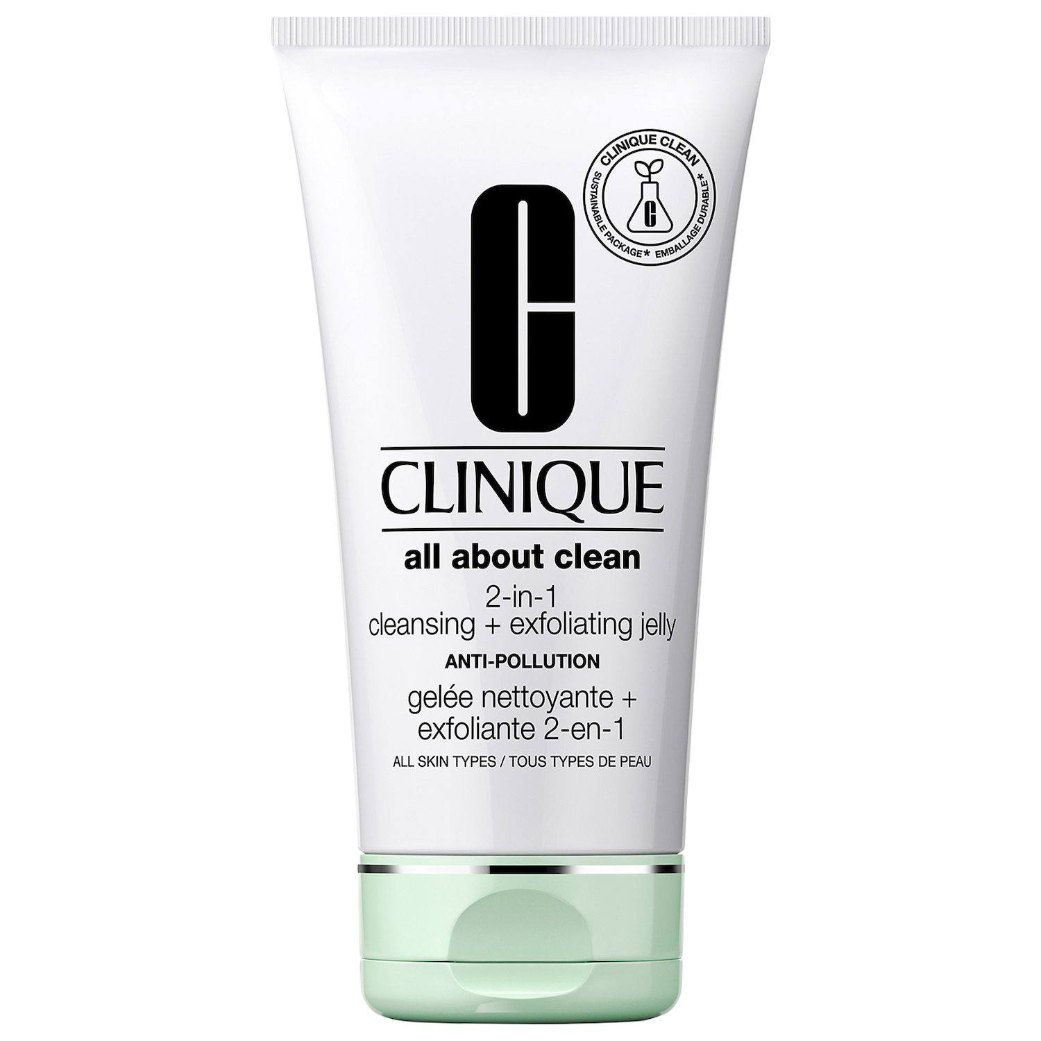 CLINIQUE All About Clean 2-in-1 Cleansing + Exfoliating Jelly Clinique