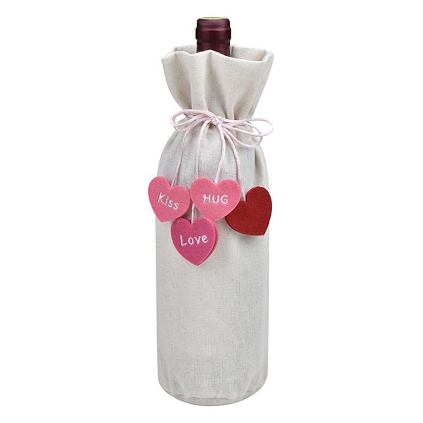 Celebrate Together™ Valentine's Day Candy Heart Wine Bag Celebrate Together