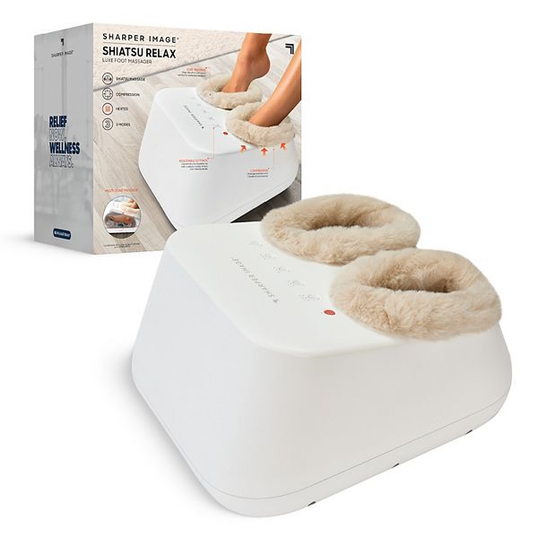 Sharper Image Shiatsu Relax Luxe Foot Massager with Compression Sharper Image