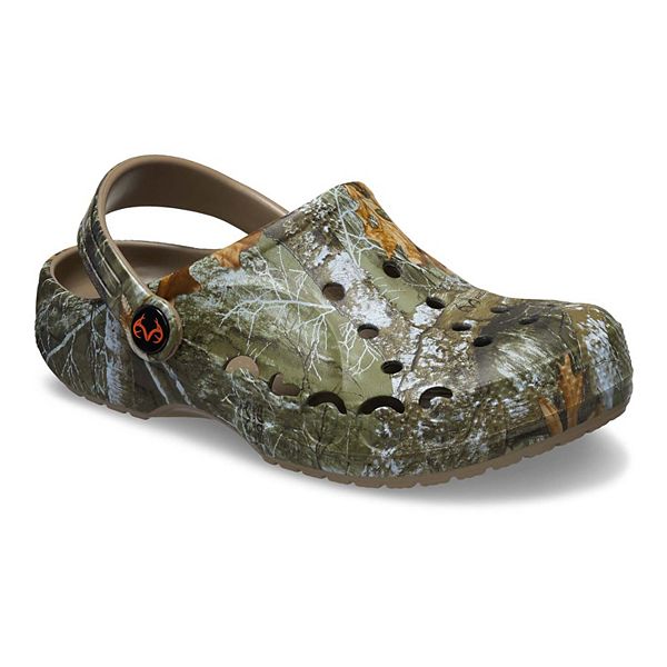 Детские сабо Crocs Baya с расцветкой Realtree Edge и комфортной стелькой из материала Croslite и EVA Crocs