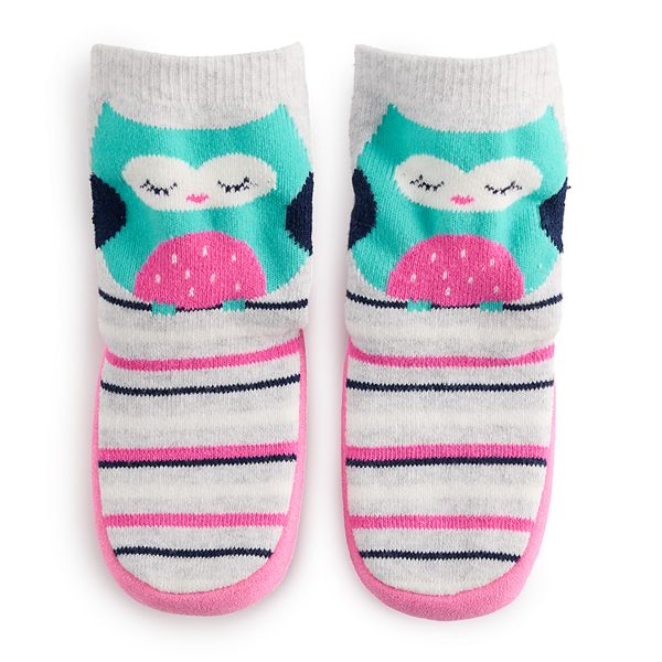 Baby & Toddler Girl Jumping Beans® Owl Slipper Socks Jumping Beans