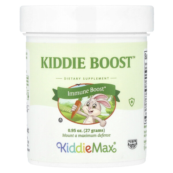 Kiddie Boost™ 27 г – Вегетарианский иммунный бустер для детей, халяльный, кошерный сертифицированный Maxi Health