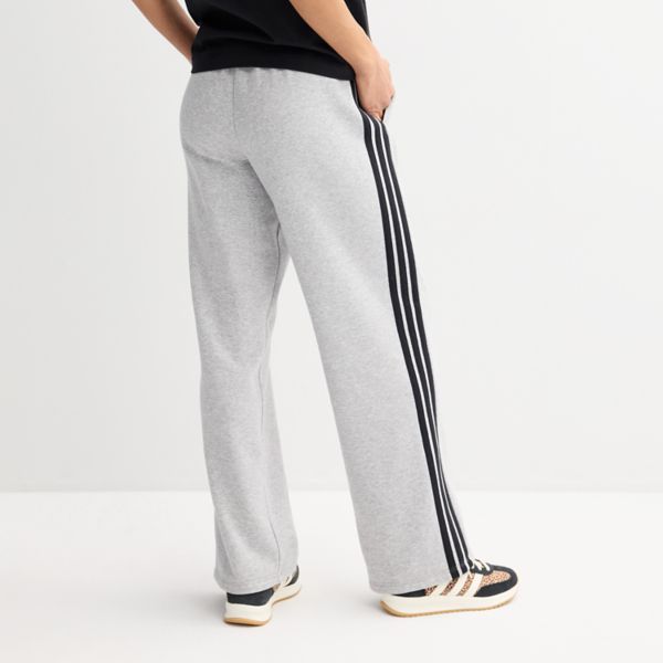 Женские брюки adidas Essentials 3-Stripes из мягкого французского флиса с эластичным поясом Adidas