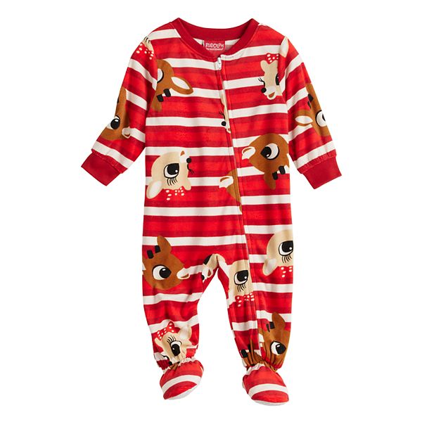 Baby Jammies For Your Families® Rudolph The Red-Nosed Reindeer Footed Pajamas Jammies For Your Families