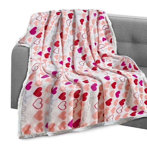 Elegant Comfort Holiday Velvet Plush Blanket Valentine Throw 50 X 60 Inches Elegant Comfort