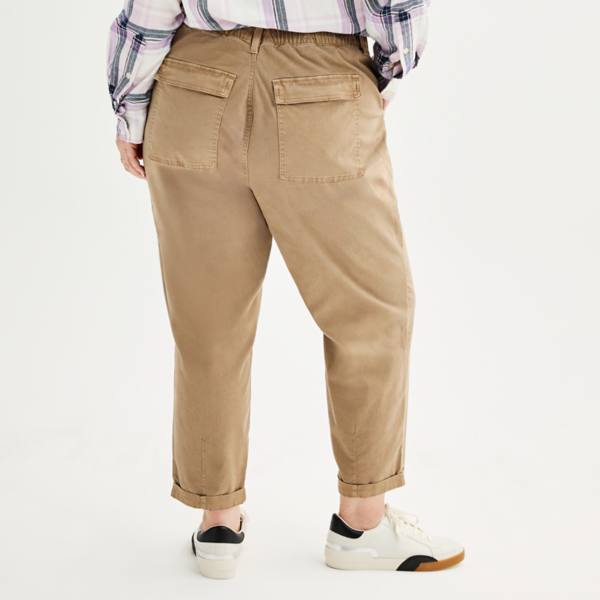 Plus Size Sonoma Goods For Life® Utility Straight Leg Pants Sonoma