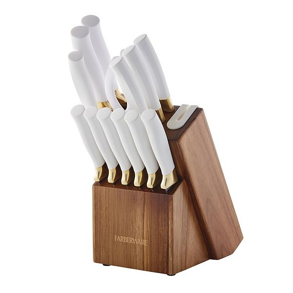 Farberware® 14-pc. Knife Block Set with Built in Sharpener Farberware