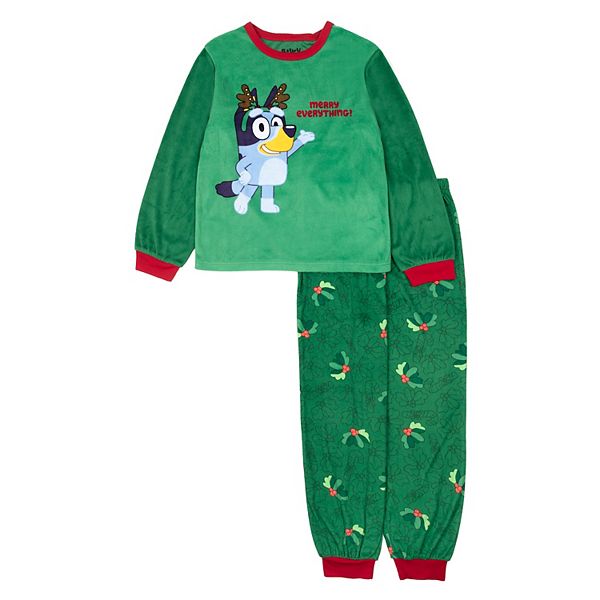 Kids 4-10 Bluey 2-pc. "Merry Everything" Pajama Top & Pajama Bottoms Set Licensed Character