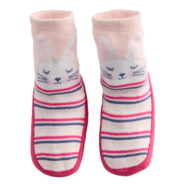 Baby & Toddler Girl Jumping Beans® Bunny Slipper Socks Jumping Beans