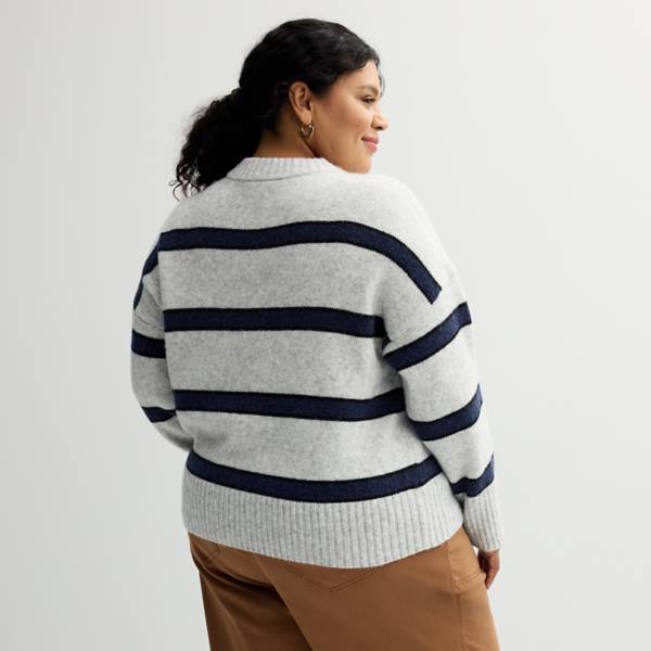 Plus Size Sonoma Goods For Life® Classic Sweater Sonoma