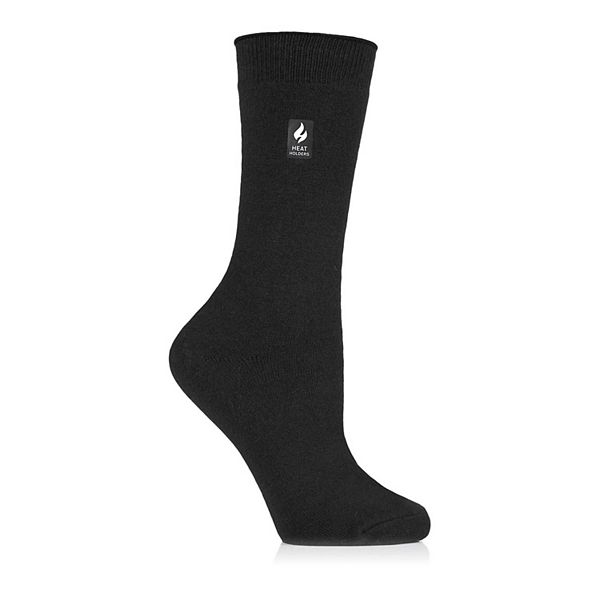 Women's Heat Holders Ultra Lite 3X Warmer Solid Crew Socks Heat Holders