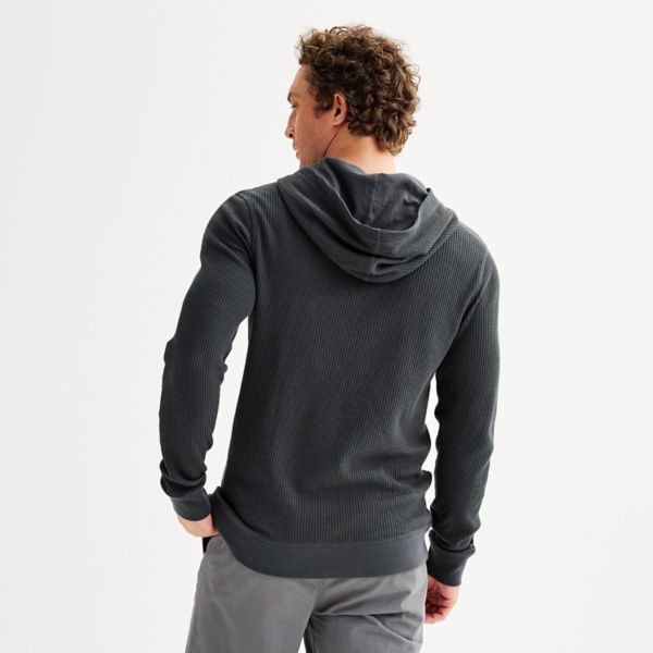 Men's Sonoma Goods For Life® The Essential Waffle Thermal Hoodie Sonoma