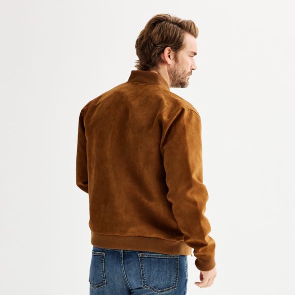 Apt. 9® Men's Faux Suede Bomber Jacket Apt. 9