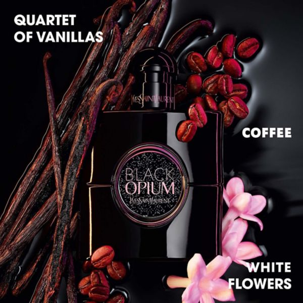 Парфюм для женщин Black Opium Le Parfum с белыми цветами, аккордом из четырёх видов ванили и кофейным оттенком Yves Saint Laurent