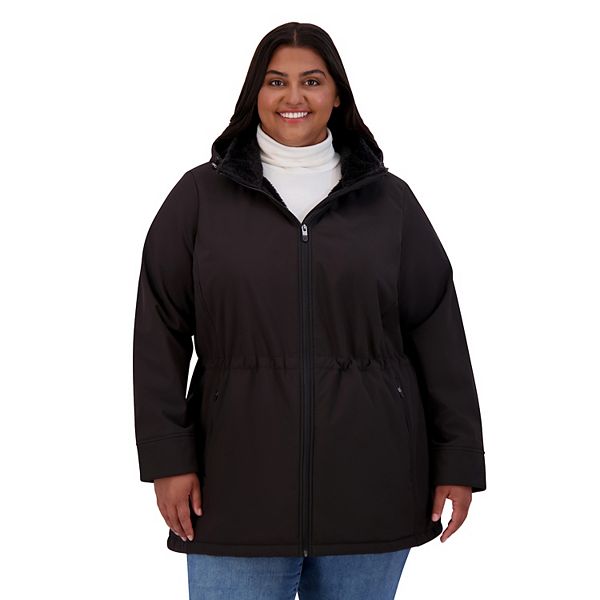 Plus Size ZeroXposur Frances Soft Shell Long Jacket ZeroXposur