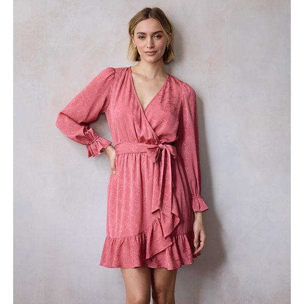 Women's LC Lauren Conrad Crinkle Wrap Mini Dress LC Lauren Conrad