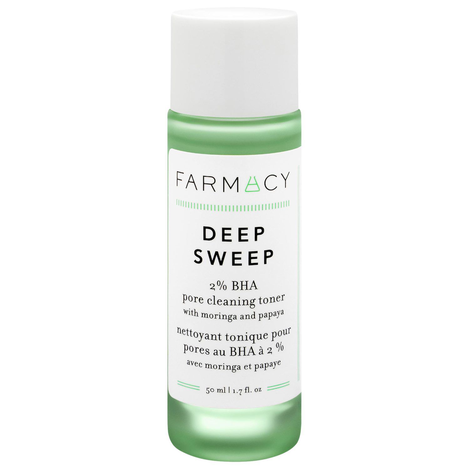 Farmacy Deep Sweep 2% BHA Pore Cleaning Toner with Moringa + Papaya Farmacy