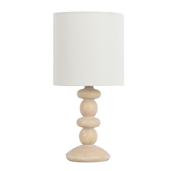 Two Ball Natural Accent Table Lamp Unbranded