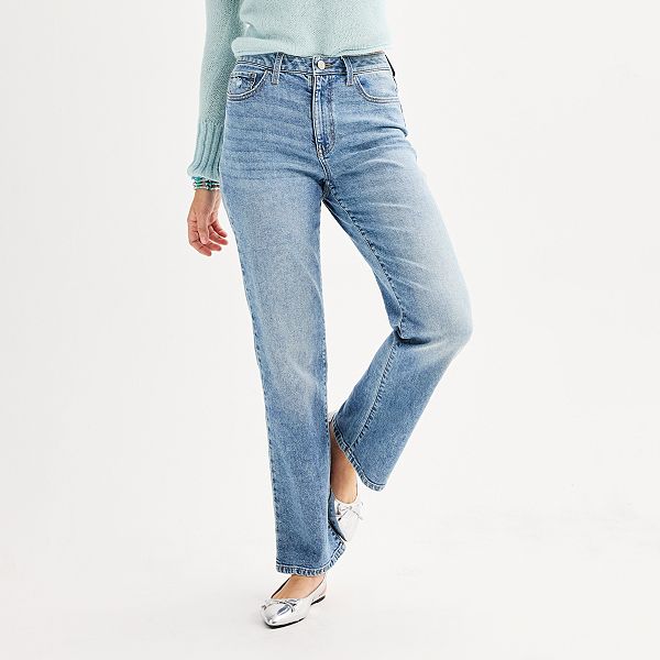 Juniors' SO® High-Rise Curvy '90s Bootcut Jeans So