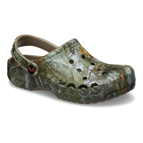 Мужские сабо Crocs Baya Realtree Edge - легкие и прочные с EVA-стелькой и дышащим верхом Crocs