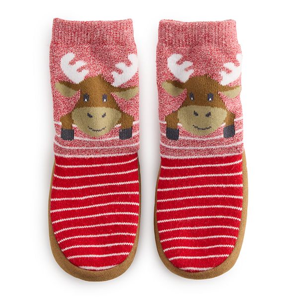 Baby & Toddler Jumping Beans® Moose Slipper Socks Jumping Beans